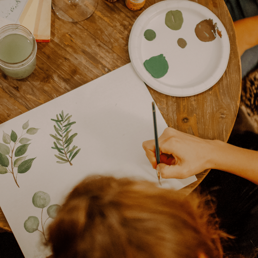 Tweens craft box painting project