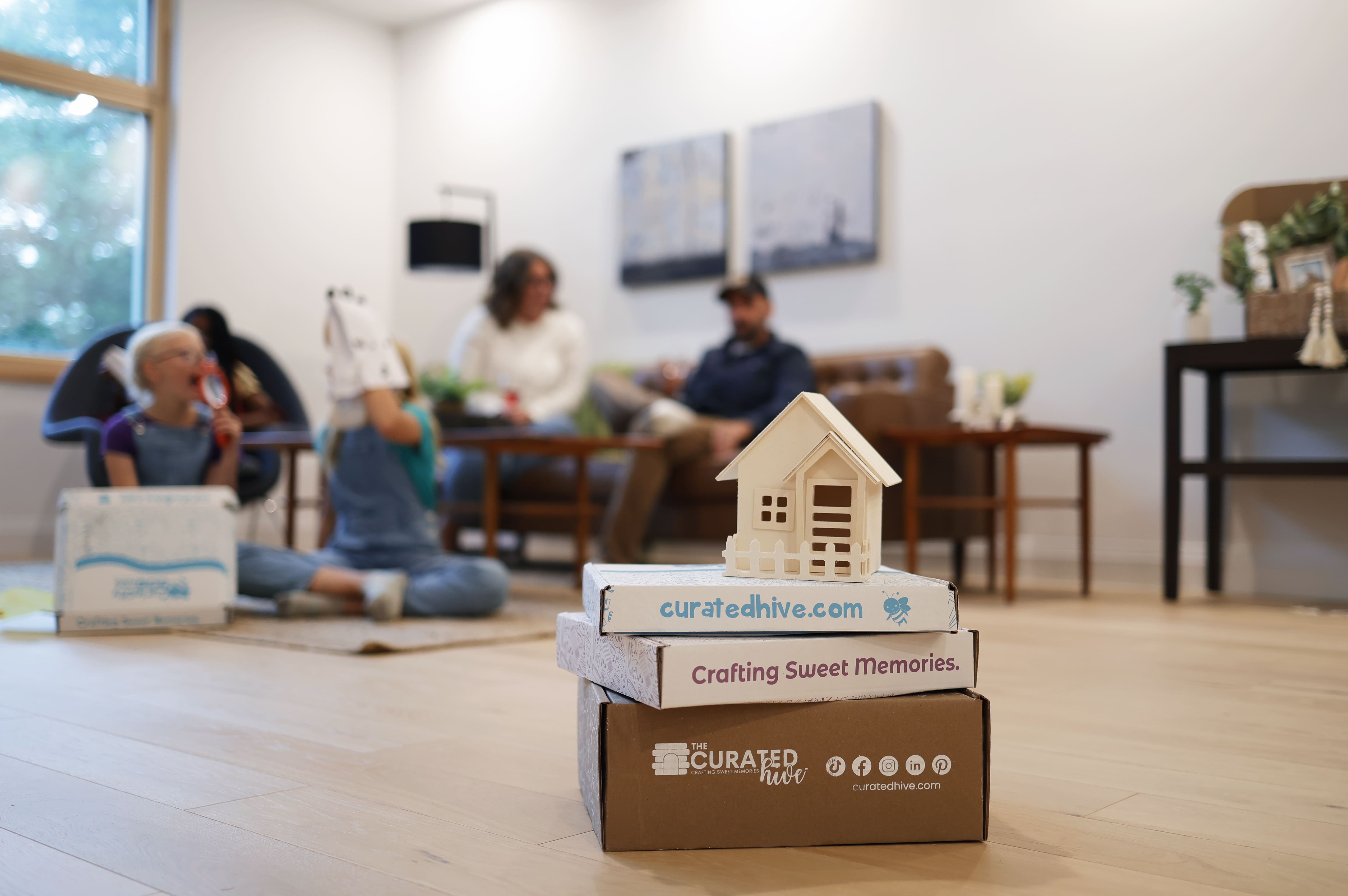 The Smith family behind The Curated Hive and Curiosity Box