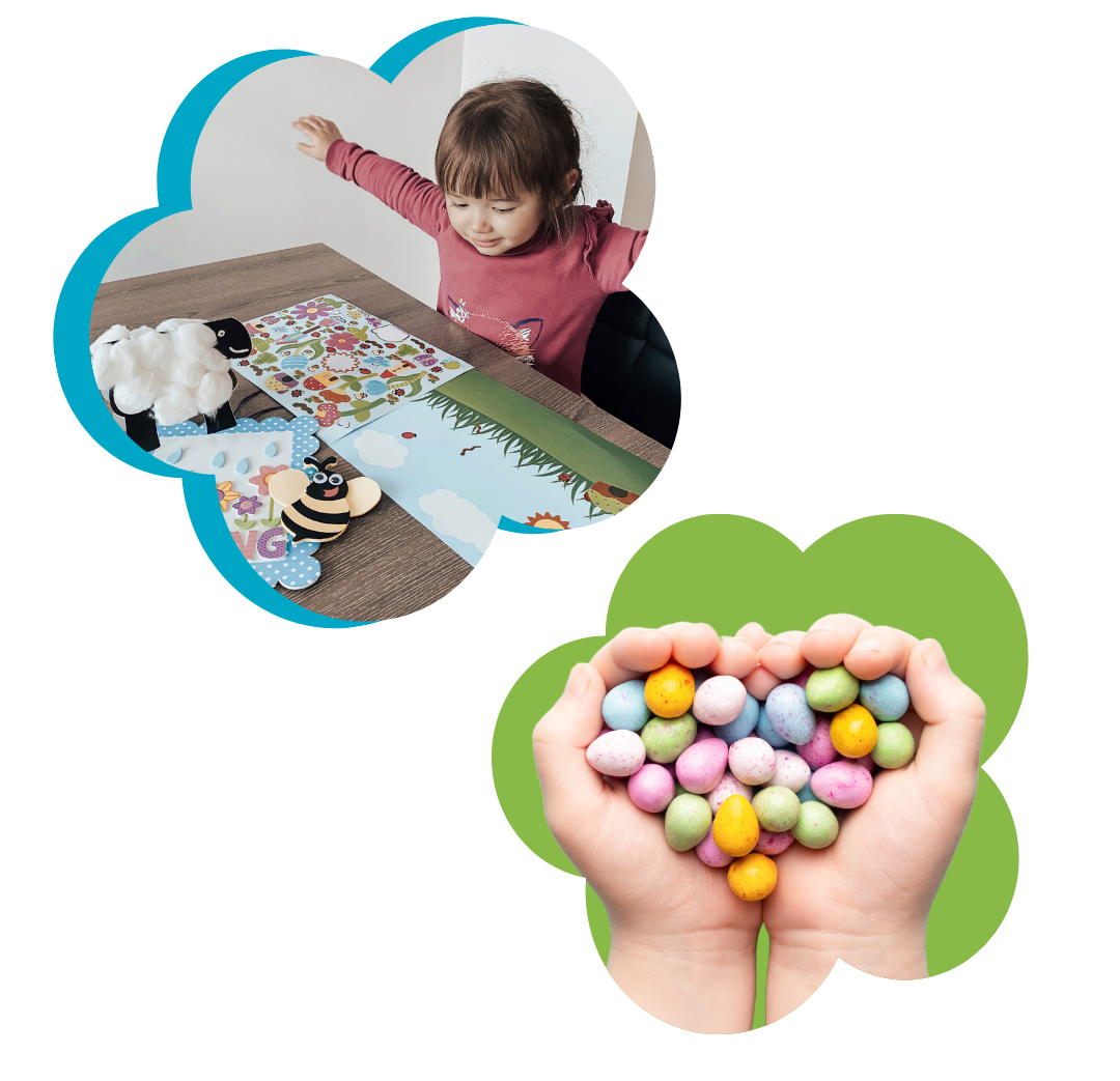 Spring themed craft and activity box for kids