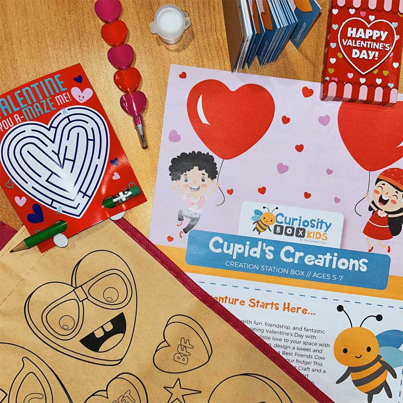 Valentine's Day Crafting Box for Kids